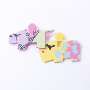 1988, Hasbro, Pawtucket, Dogs, PVC Figures, Pendant, Accessory, ~ 250516-WH 252